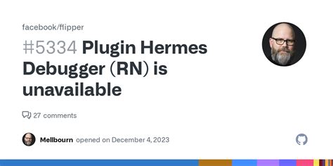 plugin 'hermes debugger (rn)' is unavailable